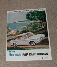 Hillman Imp Californian Brochure 1967-1969
