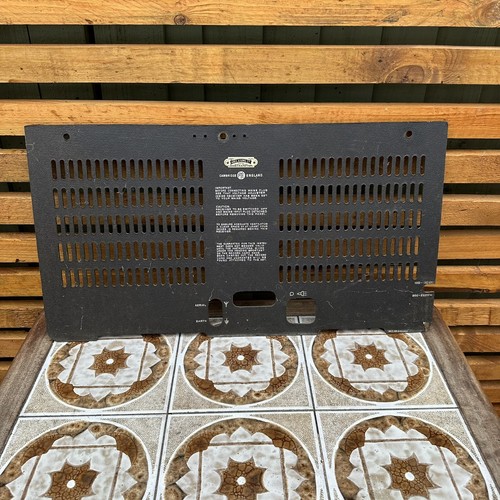 Vintage pye radio back plate - vintage,