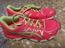 ASICS NEON PINK LIME Gel Nimbus 16 Womens Trainer UK 6 EUR 39 C433N RRP £139