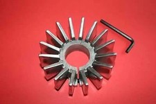 1 5/8 " FINNED POLISHED ALLOY