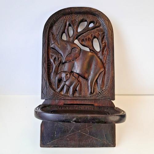 Vintage hand carved - carved, african