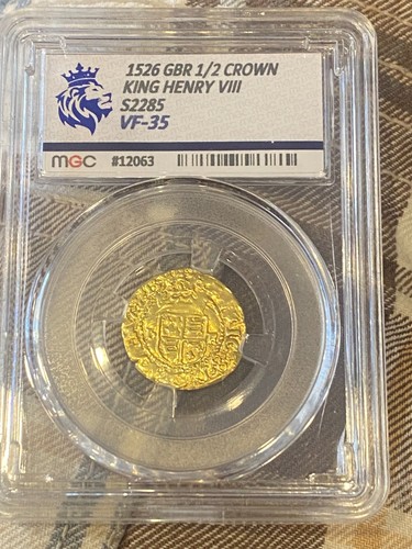Henry v111 1526 - 1/2, crown