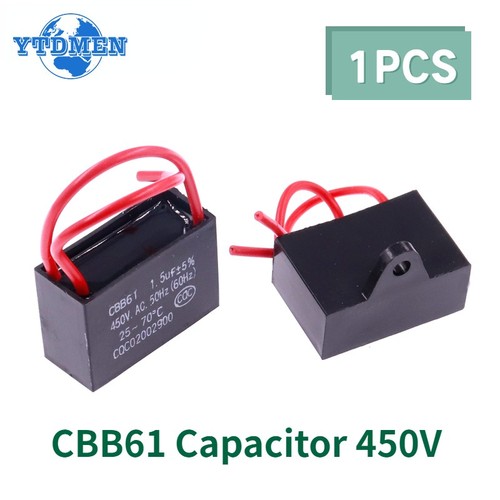 Cbb61 450v capacitor motor - 450v,