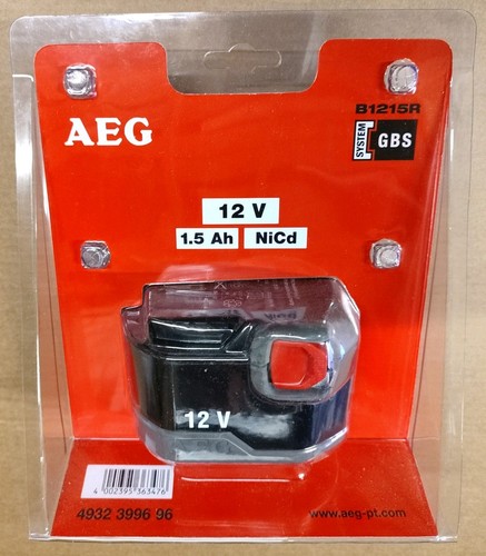 Aeg 12volt nicd battery 5ah - 12volt, 1.5ah