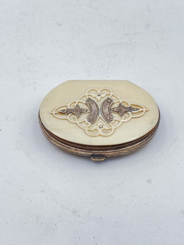 Old small silver inlaid - silver, purse