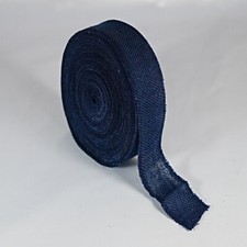 NAVY - HESSIAN Burlap Shabby