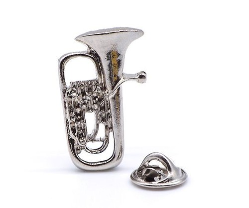Euphonium lapel pin badge - lapel,