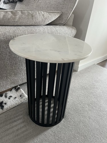 Next marble top round - top,