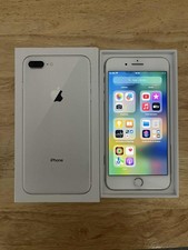 Iphone 8 plus 128gb unlocked , silver , good condition