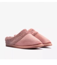Clarks Bundle Soft Ladies Rose Textile Slippers UK Size 6 D EUR 39.5