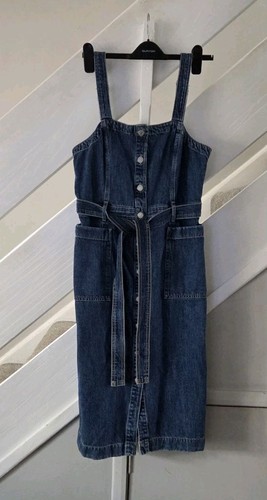Levi denim pinafore midi - levi's,