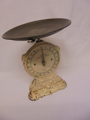 Vintage salter spring balance - spring,