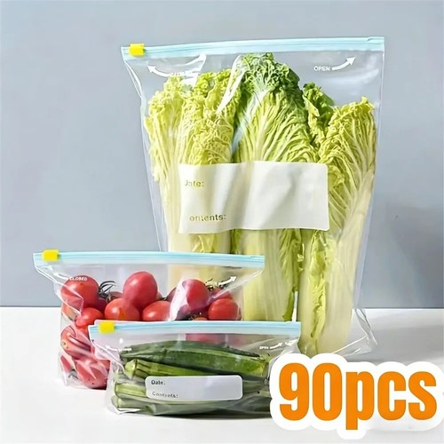 Zip lock food storage freezer - zip,