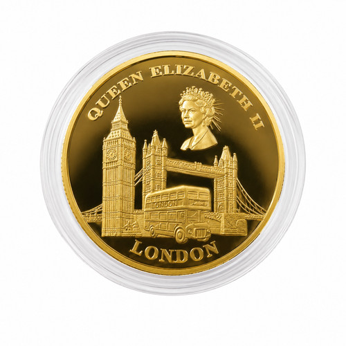 Queen elizabeth london - london, gold