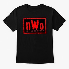 nWo Wolfpac Red Logo Retro WCW WWE WWF Wrestling Unisex Adults & Kids T-Shirt