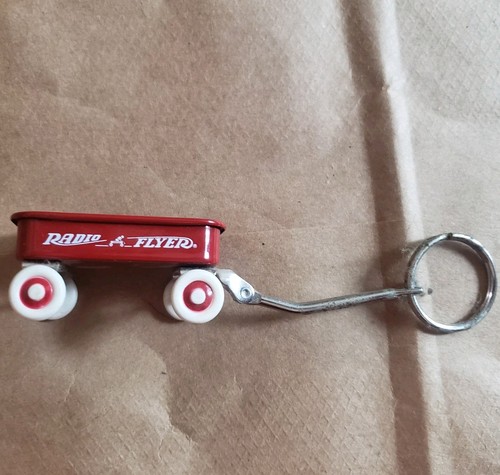 Vintage red radio flyer metal - flyer,