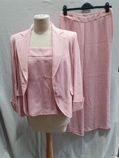 Luis Civit 3-Piece Pink Matching Set- UK 14