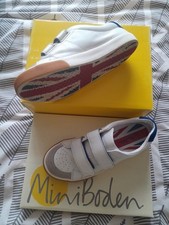 Boden Unisex White Leather