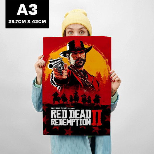 Red dead redemption poster - 2,