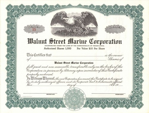 Walnut street marine corp - marine,