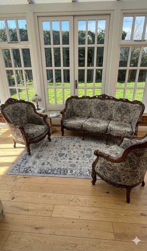 Rococo style sofa armchair - style,