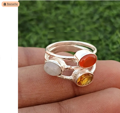 Carnelian citrine moonstone - citrine,