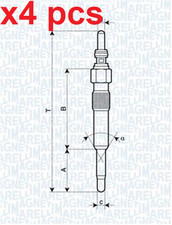 X4 PCS FITS AUDI 80 B4 SALOON