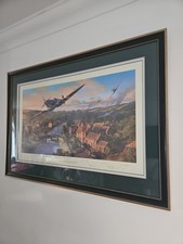 Nicolas Trudgian WW2 Normandy Breakout Framed & Signed Print By Flight Crew 