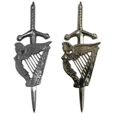 Scottish Kilt Pin Irish Harp