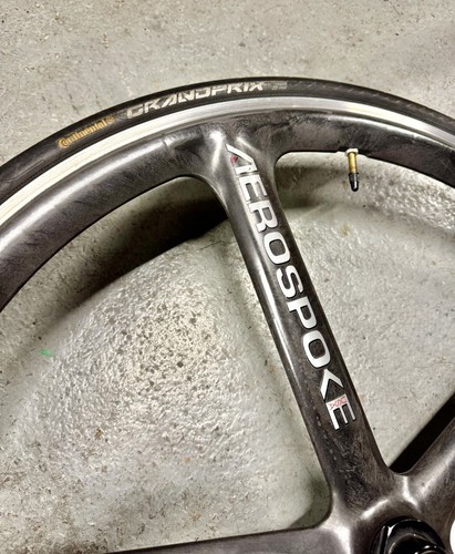 Aerospoke raw carbon - carbon, front