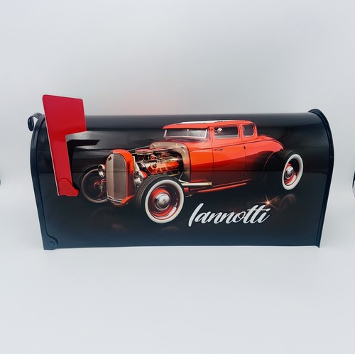 Classic hotrod custom mailbox - classic,