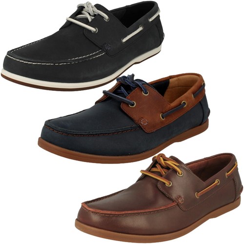 Mens clarks lace deck shoes - clarks,