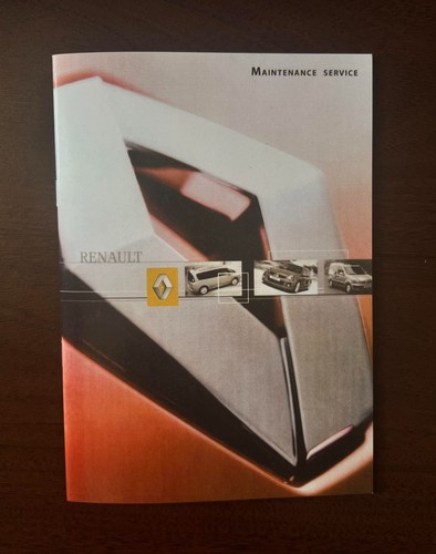 Renault service book stamped - service,
