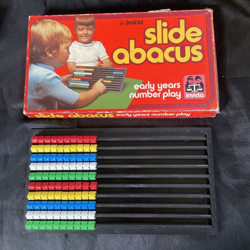 Vintage slide abacus boxed - vintage,