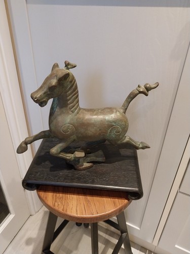 Cast bronze flying horse - cast,