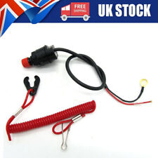 General Boat Outboard Engine Motor Kill Stop Switch w/ Safety Tether Lanyard UK