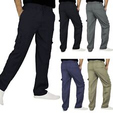 Mens Elasticated Cargo Combat