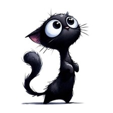 9X9cm Car Sticker Funny Black