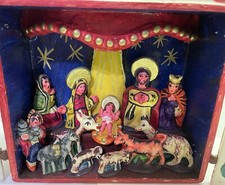 Vintage Peruvian Nativity