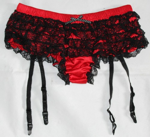 Red black ruffle - red/black, boy