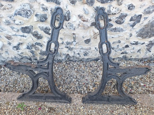 Pair vintage reclaimed heavy - pair,