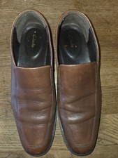 Clarks Mens Leather Slip On