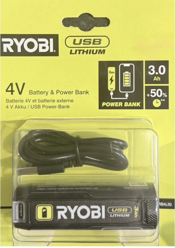 Ryobi rb4l30 usb lithium 4v - ryobi,