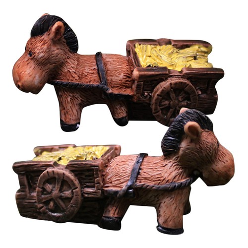 6pcs outdoor resin - resin, donkey