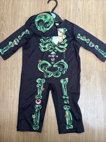 Skeleton baby fancy dress - baby,