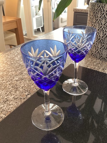 Vintage pair cobalt blue - pair,