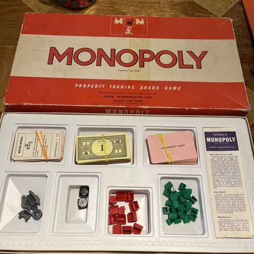 Vintage monopoly board - vintage,