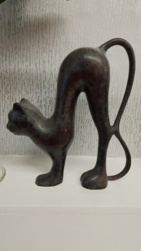 Vintage stretching cat - vintage,