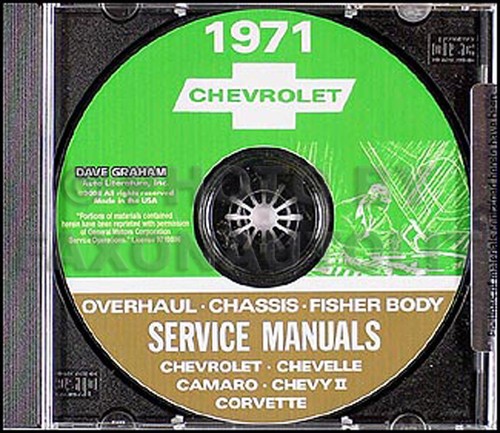 1971 chevy shop manual - shop,