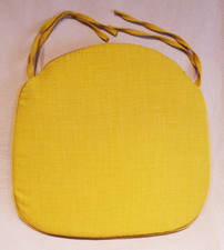 John Lewis Barathea Garden Seat Pad Cushion Furniture Cushion Replacement  Ochre